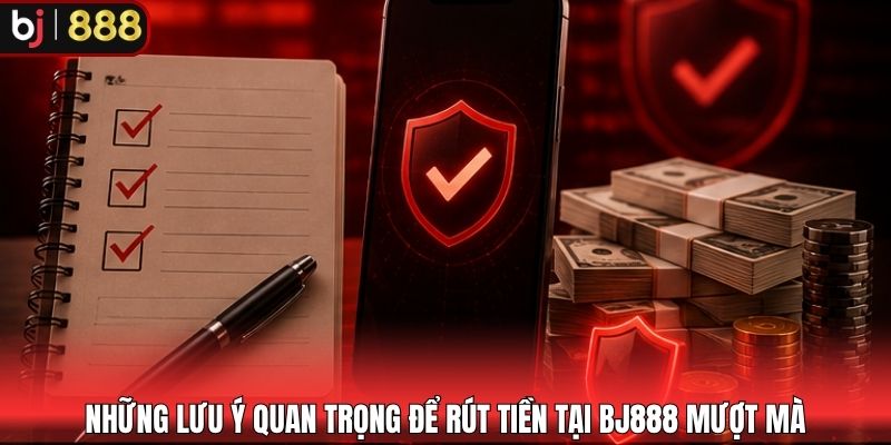 Những lưu ý quan trọng để rút tiền tại BJ888 mượt mà